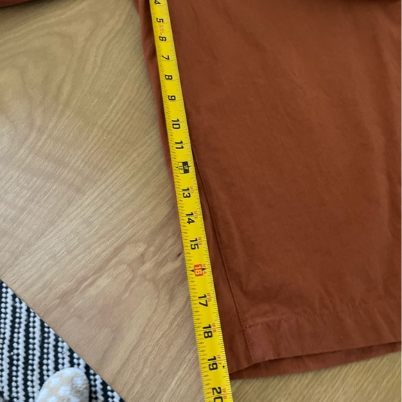 Good Luck Gem|Burnt Orange Rust cropped wide leg pants, stretchy waist•Large - Picture 13 of 14